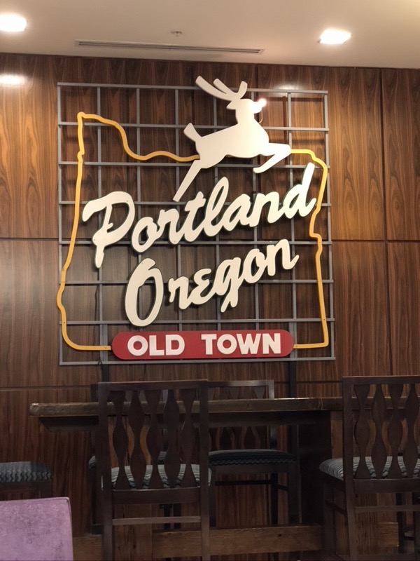 Portland Sign in Lobby