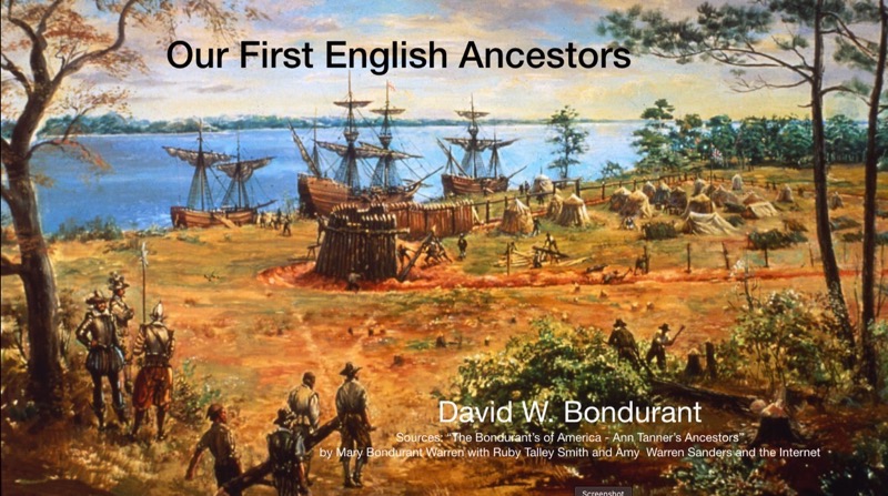 Our English Ancestors Presentation