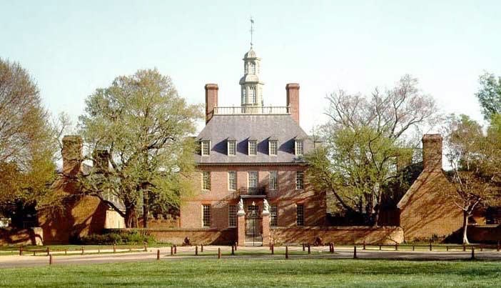 Govenor's Palace at Colonial Williamsburg