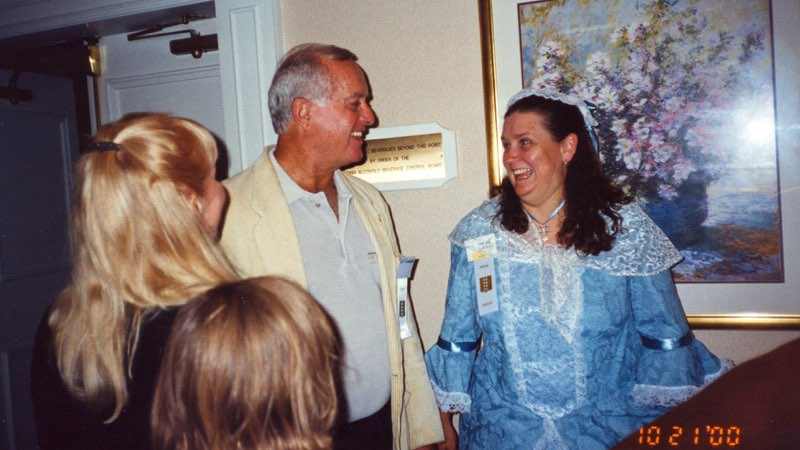 Bob Bondurant with Amy Sanders