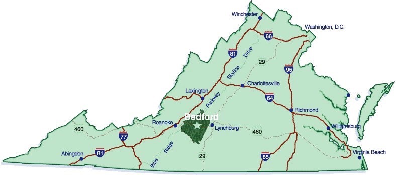 Virginia State Map