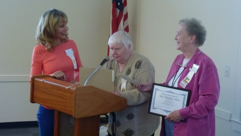 Mary Warren Presented Service Award