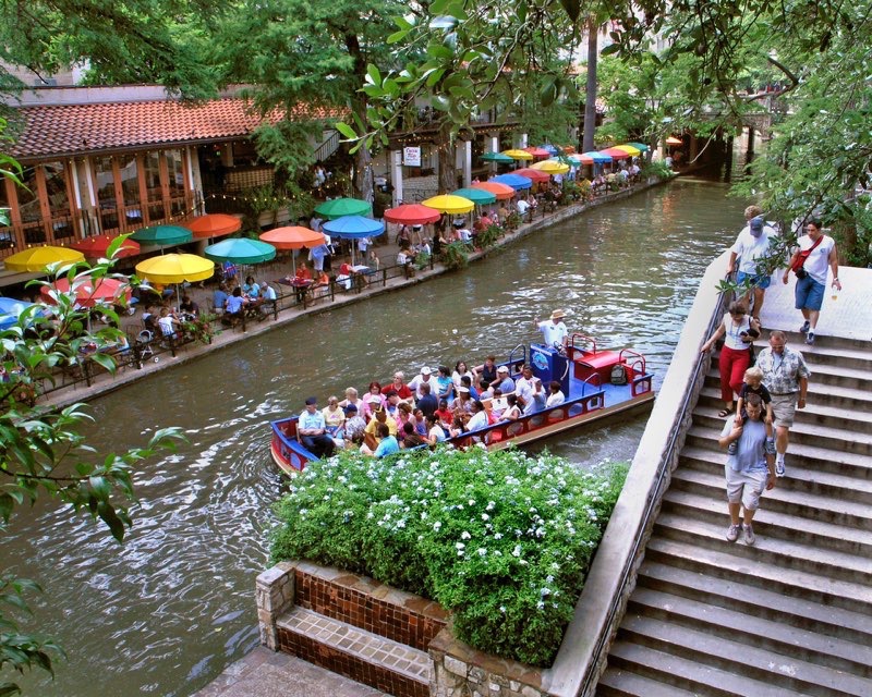 Famous San Antonio River Walk