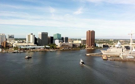 Downtown Norfolk View from Water
