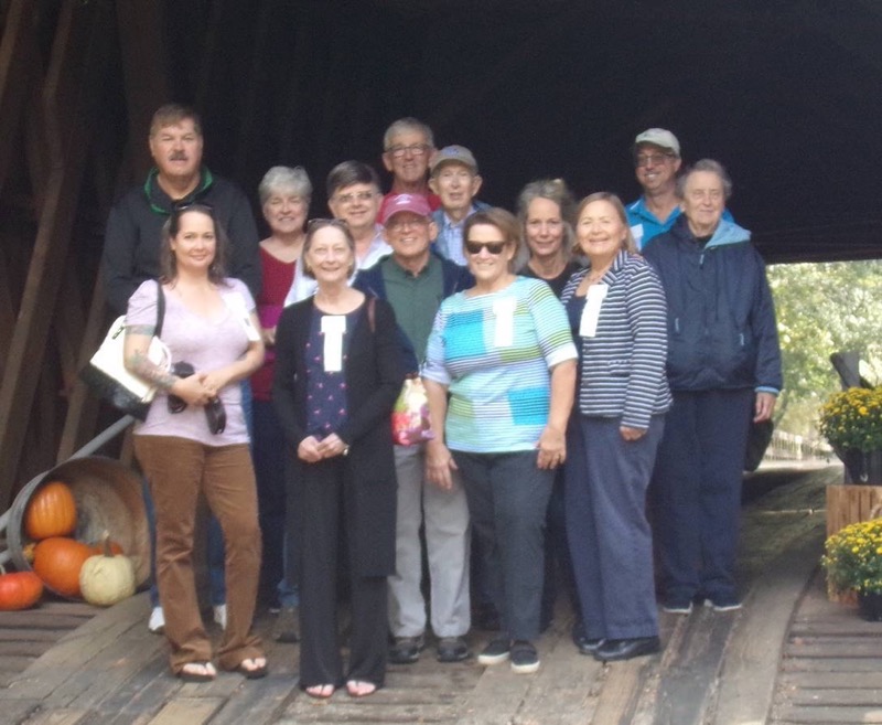 Group Picture on Covered Bridge
