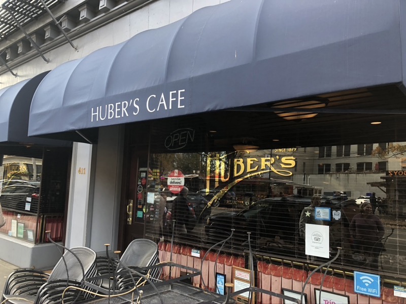 Lunch at Huber's