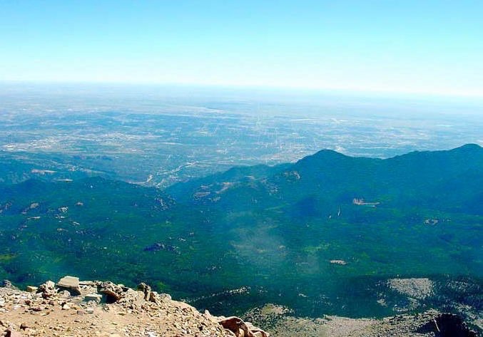View from Top of Pikes Peak