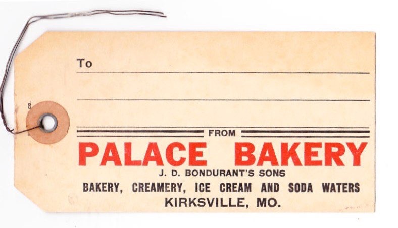 Palace Bakery Label